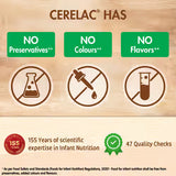 Nestle Cerelac Wheat Apple Baby Food Cereal, No Refined Sugar & No Preservatives, 6 to 24 Months Net quantity - 1 pack (350 g)