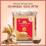 Superior MP Wheat Atta, 0% Maida | Aashirvaad 10 kg