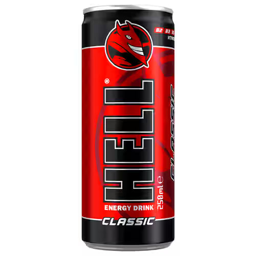 HELL Energy Drink | Classic | Canned Beverage Net quantity - 1 pc (250 ml
